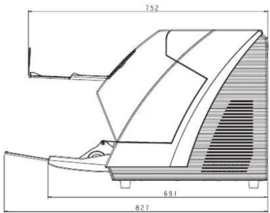 FUJITSU fi-5950 - Dimensions - 2