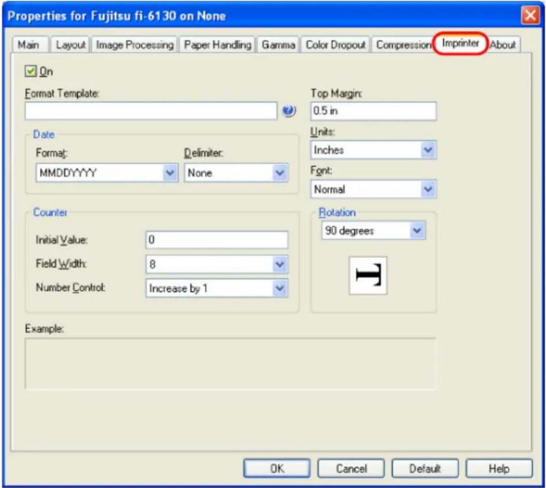 FUJITSU fi-6130 - [Imprinter] Tab - 1