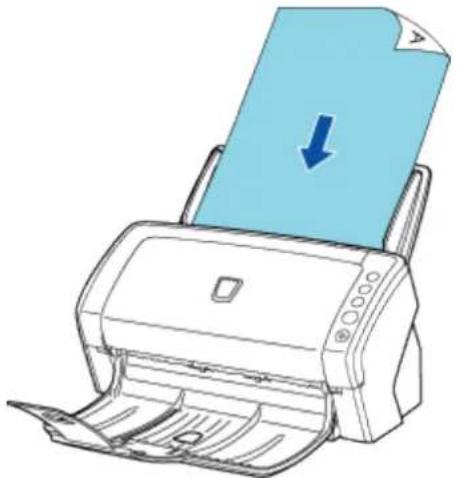 FUJITSU fi-6130 - Load the document on the scanner's ADF paper chute or Flatbed. - 1
