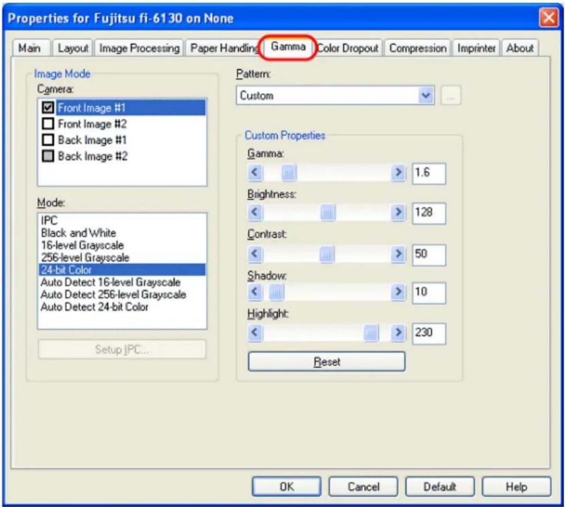 FUJITSU fi-6130 - [Gamma] Tab - 1