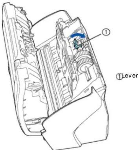 FUJITSU fi-6130 - Attach the Pick roller shaft to the scanner. - 2