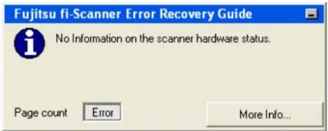 FUJITSU fi-6130 - Error Indications on the Operator Panel - 2