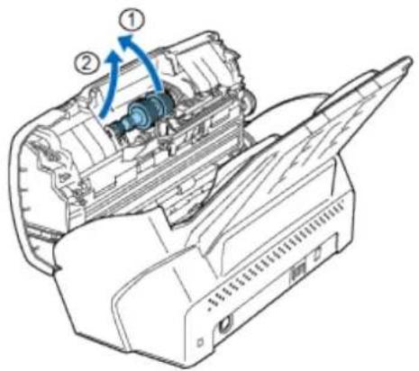 FUJITSU fi-6130 - Remove the Brake roller from the scanner. - 2