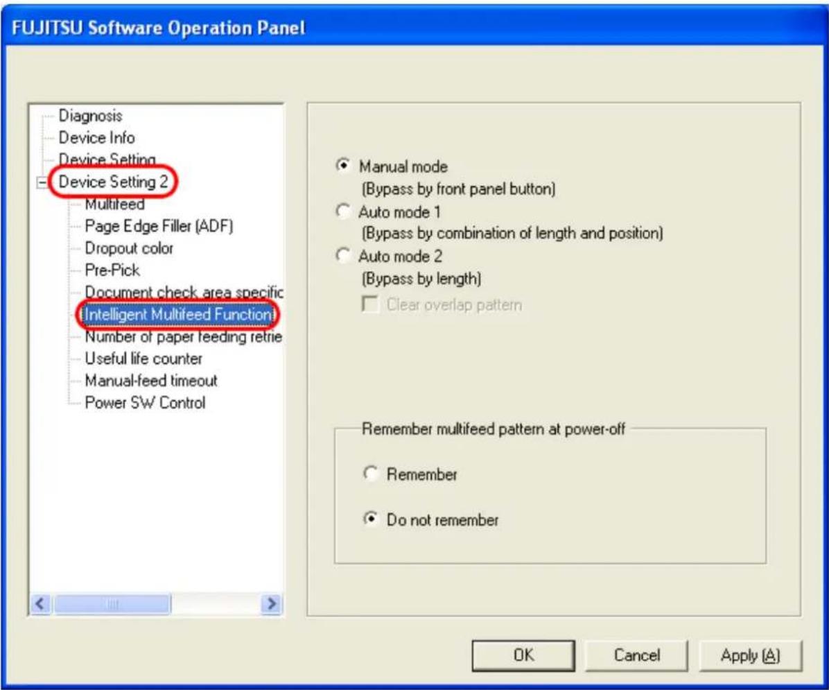 FUJITSU fi-6130 - Intelligent Multifeed Setting - 1