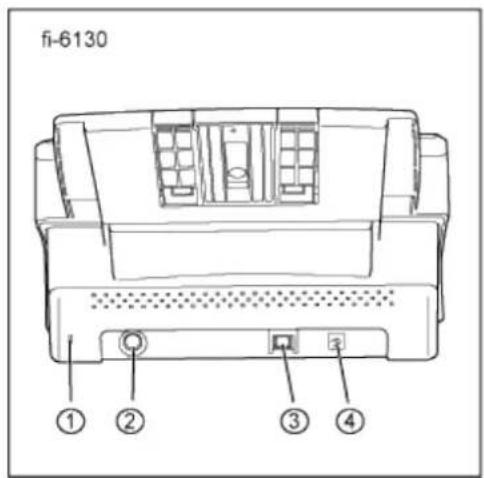 FUJITSU fi-6130 - Rear - 1