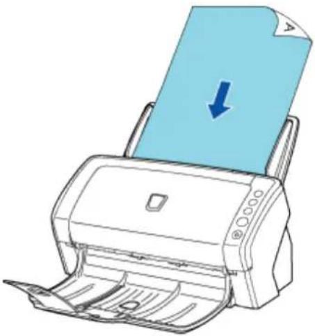 FUJITSU fi-6130 - Load the document on the ADF paper chute. - 1