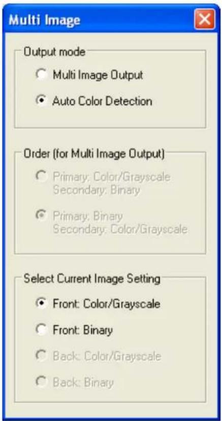FUJITSU fi-6240 - In the [TWAIN Driver] dialog box, mark the [Enable Multi Image] checkbox. - 2