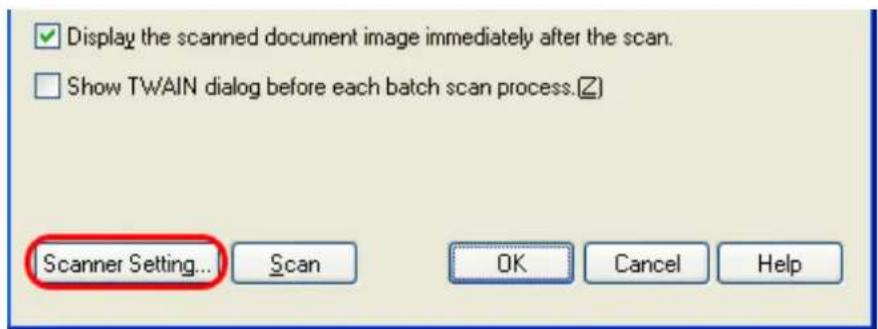 FUJITSU fi-6240 - Click the [Scanner Setting] button. - 1