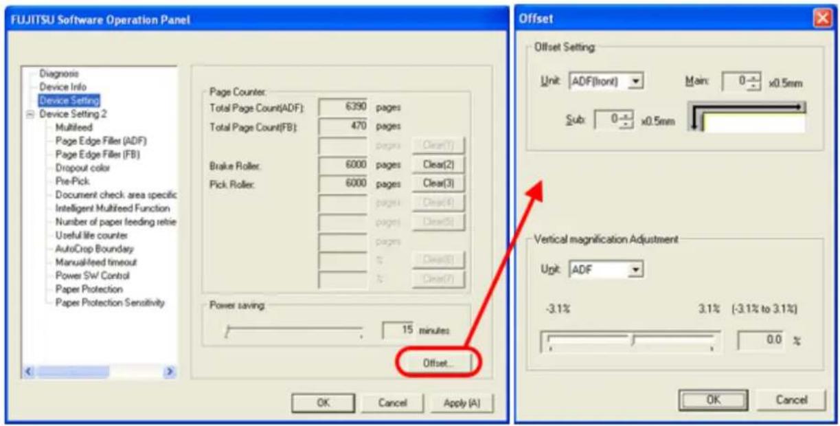FUJITSU fi-6240 - [Device setting] - 1