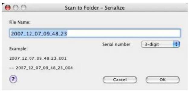 FUJITSU ScanSnap S300M - [Serialize] button - 1