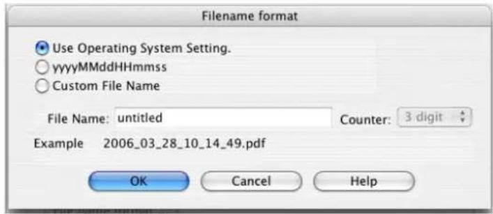 FUJITSU ScanSnap S500M - ■[Filename format] button - 1