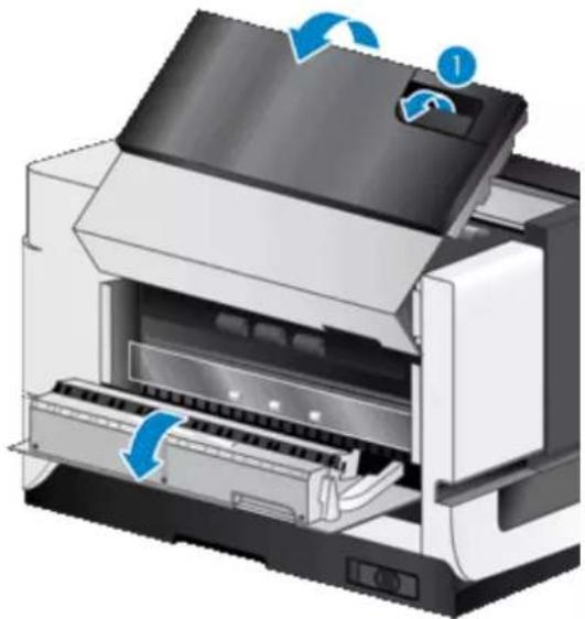 HP Scanjet Flow N9120 fn2 - Nettoyage du bac d'alimentation automatique - 3