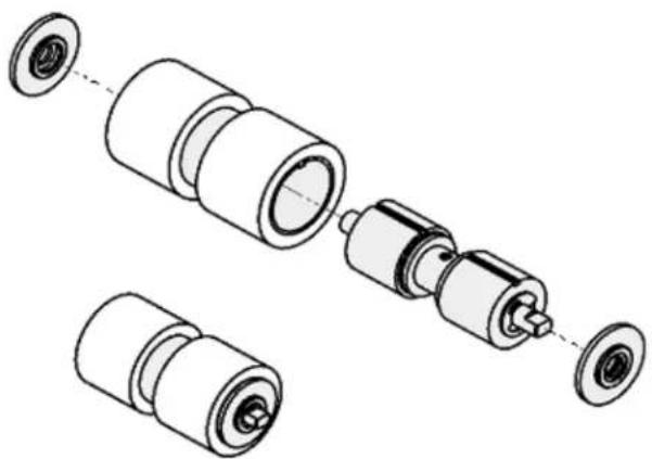KODAK Ngenuity 9125 - Replacing the separator roller - 2