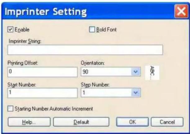KODAK Truper 3210 - Setting up the print string - 2