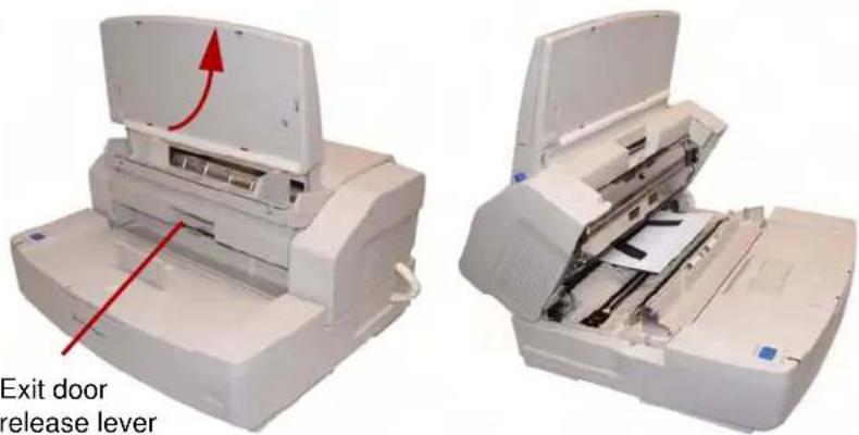 KODAK Truper 3210 - Removing documents from the exit area - 1