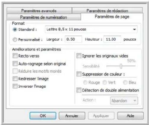 XEROX 7600i - Onglet Paramètres de page - 1