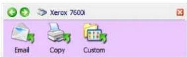 XEROX 7600i - Numérisation à partir du panneau de boutons One Touch - 2