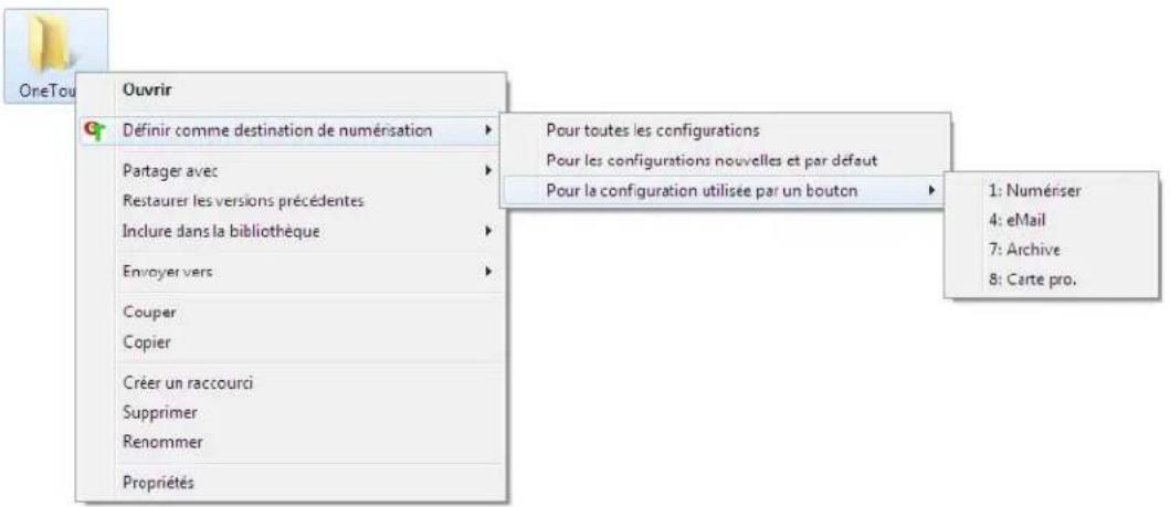 XEROX 7600i - Définition du dossier à partir de Windows - 1