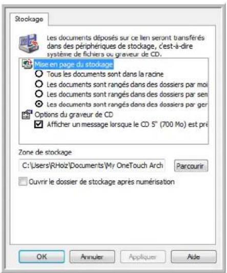 XEROX 7600i - Définition de dossier et d'options à partir de One Touch - 2