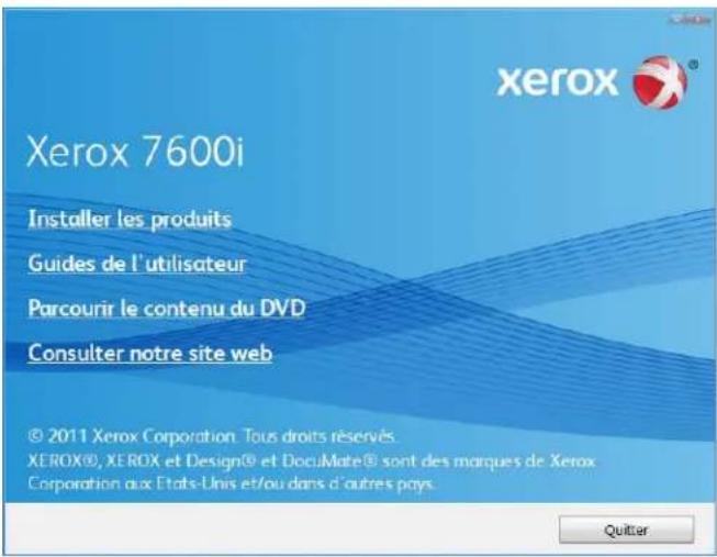 XEROX 7600i - Installation du logiciel et connexion du scanneur - 2