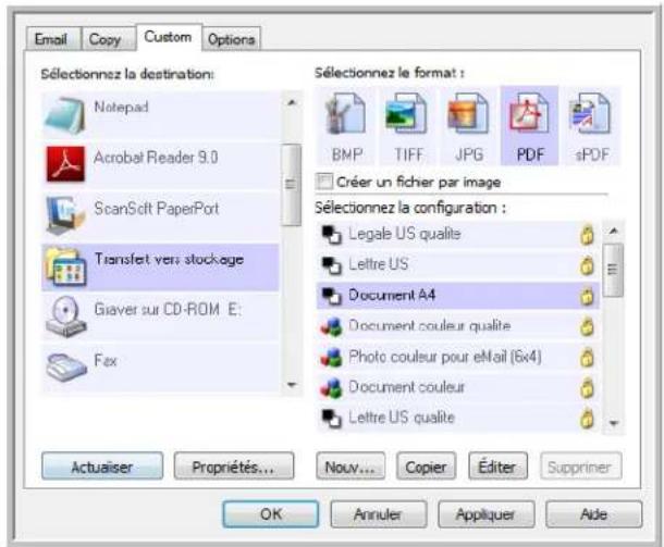 XEROX 7600i - Modification du paramétrage d'un bouton - 3