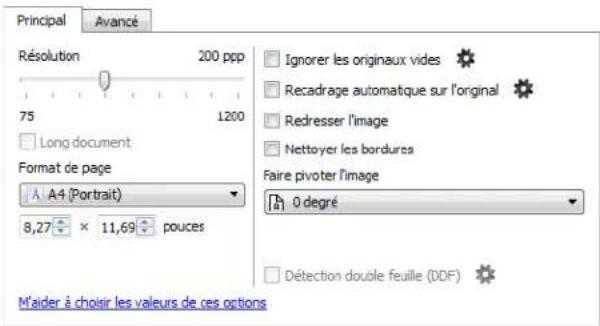 XEROX 7600i - Options du panneau Principal - 1