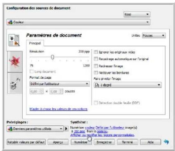 XEROX 7600i - Création de régions de numérisation personnalisées : - 3