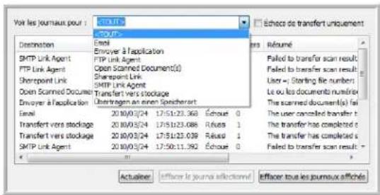 XEROX 7600i - Visualiseur du journal du lien FTP - 1
