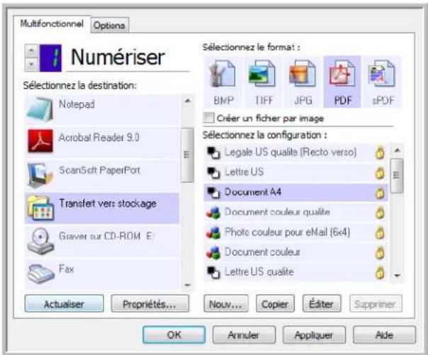 XEROX DocuMate 4799 - Configuration de plusieurs dossiers pour le transfert vers stockage - 5