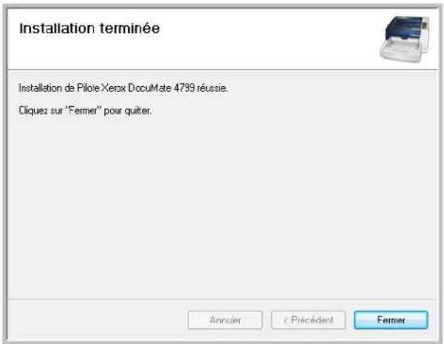 XEROX DocuMate 4799 - Connexion du câble USB et mise sous tension - 5