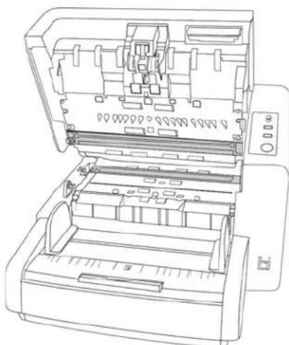 XEROX DocuMate 4799 - Nettoyage de la vitre du scanneur et des plaques de fond - 2