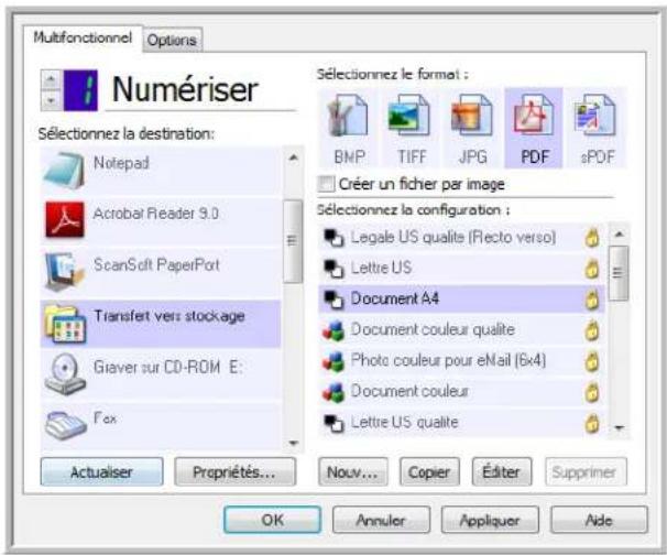 XEROX DocuMate 4799 - Modification du paramétrage d'un bouton - 3