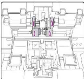 XEROX DocuMate 4799 - Remplacement des rouleaux d'écartement et d'alimentation papier - 3