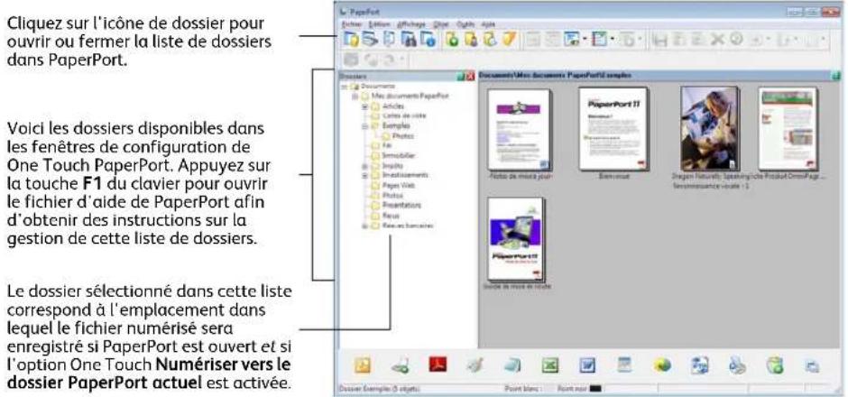 XEROX DocuMate 4799 - Numériser vers le dossier PaperPort actuel - 1