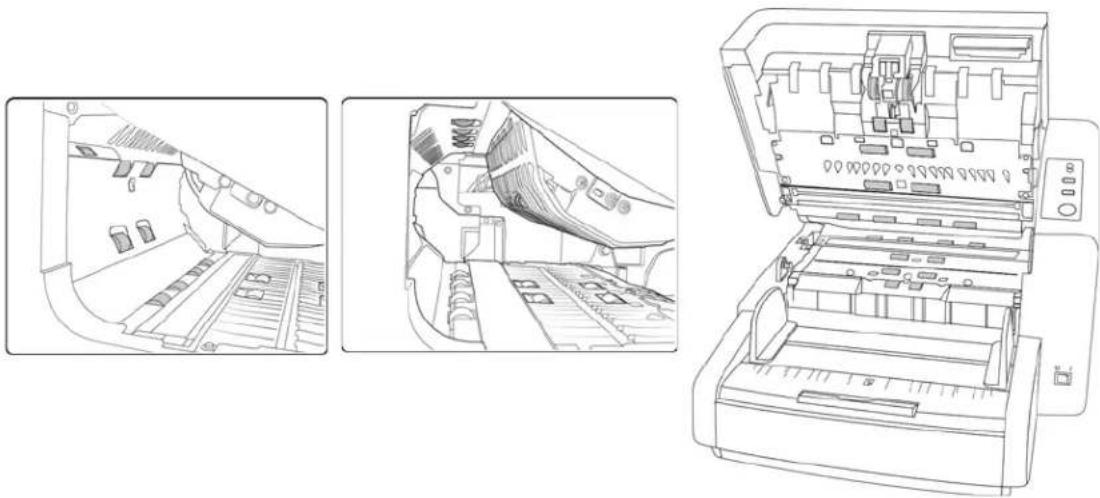 XEROX DocuMate 4799 - Nettoyage des rouleaux de l'AAD - 2