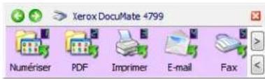XEROX DocuMate 4799 - Fonctionnalités du panneau de boutons One Touch - 2