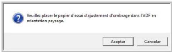 XEROX DocuMate 4799 - Pour effectuer un réglage de l'ombrage : - 4