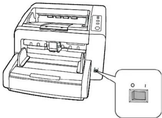 XEROX DocuMate 4799 - Connexion du câble USB et mise sous tension - 2