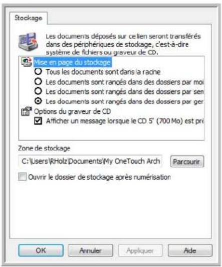 XEROX DocuMate 4799 - Définition de dossier et d'options à partir de One Touch - 2