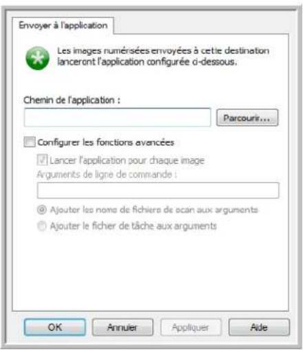 XEROX DocuMate 4799 - Envoyer à une application - 2
