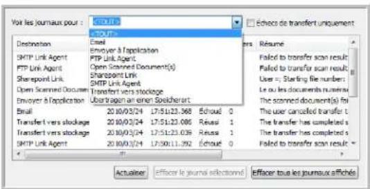 XEROX DocuMate 4799 - Visualiseur du journal du lien SMTP - 1