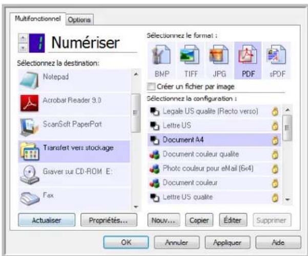 XEROX DocuMate 4799 - Configurations de la numérisation - 1