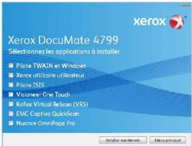 XEROX DocuMate 4799 - Applications supplémentaires fournies avec le scanneur - 1