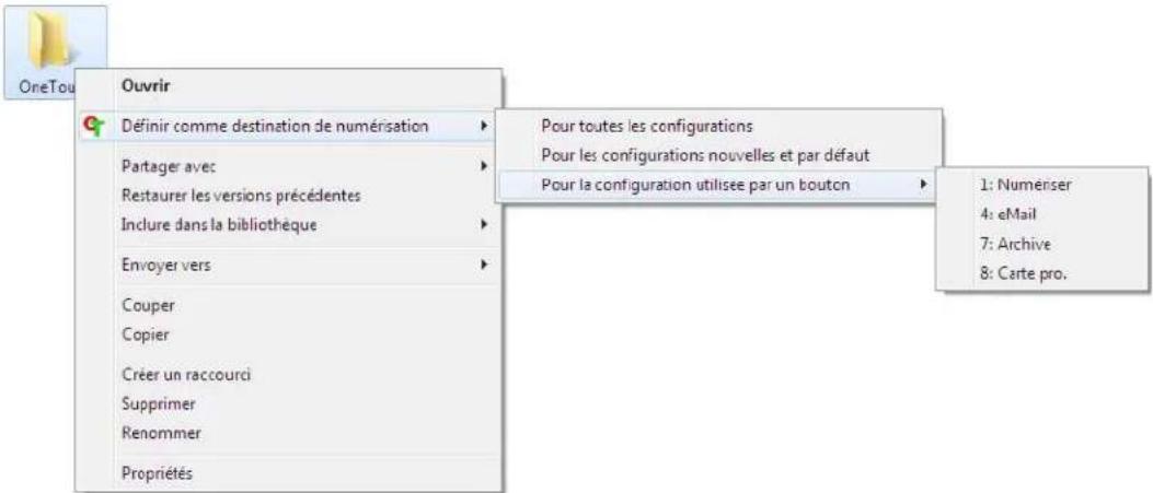 XEROX DocuMate 4799 - Définition du dossier à partir de Windows - 1
