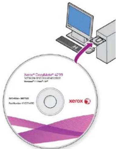 XEROX DocuMate 4799 - Installation du logiciel et connexion du scanneur - 1