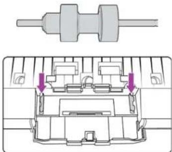 XEROX DocuMate 4799 - Remplacement des rouleaux d'écartement et d'alimentation papier - 12