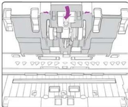 XEROX DocuMate 4799 - Remplacement des rouleaux d'écartement et d'alimentation papier - 2