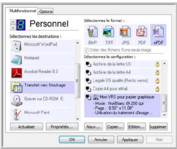 XEROX DocuMate 4799 - Paramètres Kofax VRS - 1