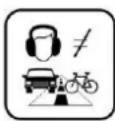 Autovision AV-E701 - Mesures de précaution lors de l'utilisation d'écouteurs. - 1
