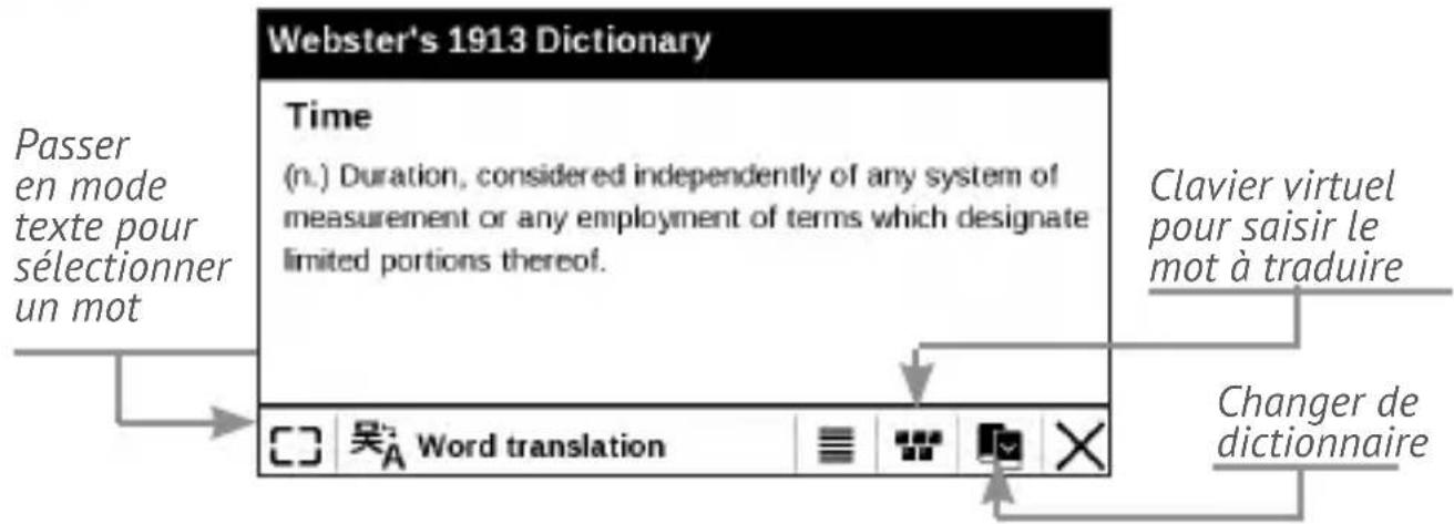 Webster's 1913 Dictionary Time (n.) Duration, considered independently of any system of measurement or any employment of terms which designate limited portions thereof. Passer en mode texte pour sélectionner un mot Clavier virtuel pour saisir le mot à traduire Changer de dictionnaire